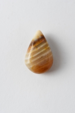 Flint-Jaspis Drop Shape gebohrt 5-er Set