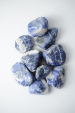 Sodalite tumbled stones A2-Q