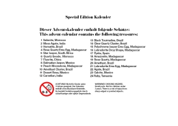 Adventskalender limited Edition 