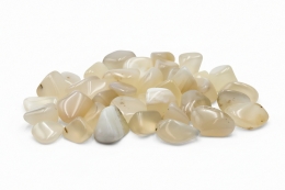 Opal wei� Trommelsteine