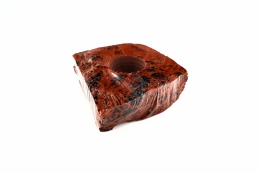 Mahagoni Obsidian Teelicht