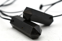 Black Tourmaline Point Necklace