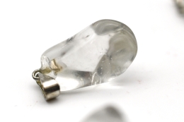 Topaz Light Blue Tumbled Stone Pendant