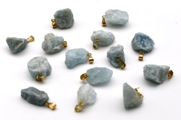 Aquamarin Rohstein Anh�nger