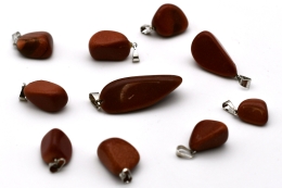 Goldfluss Trommelstein Anh�nger