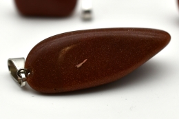 Goldfluss Trommelstein Anh�nger