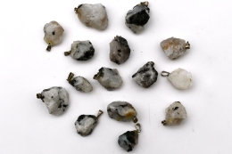 Mondstein wei� Rohstein Anh�nger