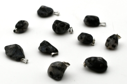 Tourmaline Quartz Tumbled Stone Pendant