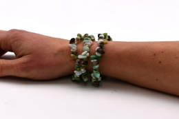 Chrysoprase Chips Bracelet