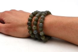Labradorit Kugel Armband 8 mm