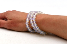 Opalith (synthetisch) Kugel Armband 8 mm