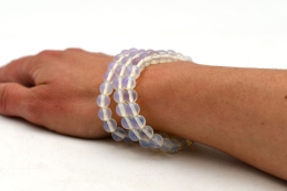 Opalith (synthetisch) Kugel Armband 8 mm