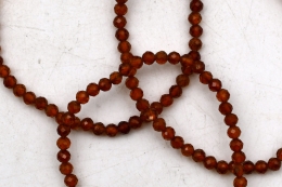 Hessonit Kugelarmband facettiert 4 mm