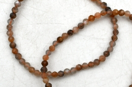 Moonstone Multi Bead Bracelet faceted 4 mm