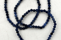 Sodalite Bead Bracelet faceted 4 mm