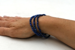 Lapis Lazuli Armband facettiert 4 mm