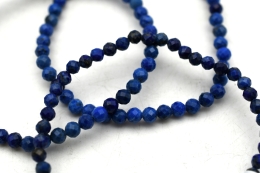 Lapis Lazuli Bracelet Faceted 4 mm