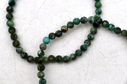 Turquoise Bead Bracelet faceted 4 mm
