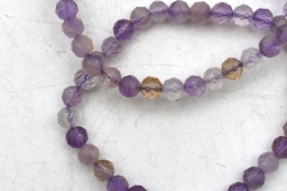 Ametrin Kugel Armband facettiert 6 mm