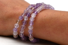 Ametrin Kugel Armband facettiert 6 mm