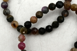 Tourmaline Multi Bead Bracelet faceted 6 mm