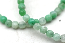 Chrysopras W�rfel Armband facettiert 4 mm