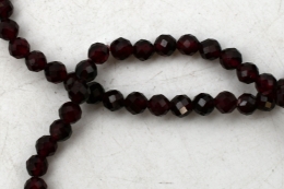 Granat Armband facettiert 4 mm