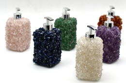 Edelstein Seifenspender diverse Sorten