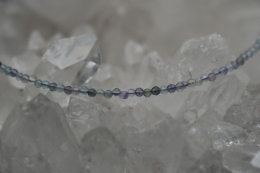 Fluorit Kette facettiert