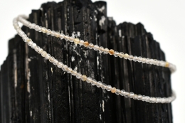 Rutile Quartz Necklace Facetted