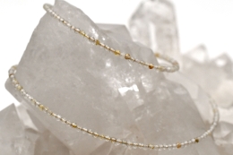 Rutilquarz Kette facettiert