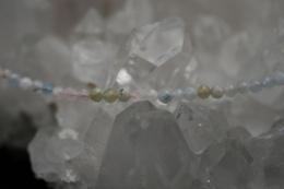 Beryll Kette facettiert