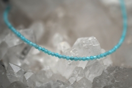 Amazonit Kette facettiert