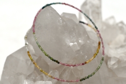 Turmalin Multi Kette facettiert