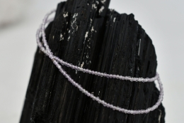 Lavender Quartz Necklace Facetted
