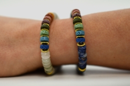 Chakra Button Armband