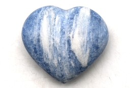 Calcit blau Herz 100 - 150 mm