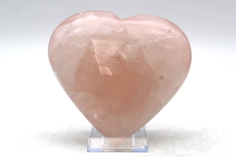 Rose Quartz Heart 100 - 150 mm