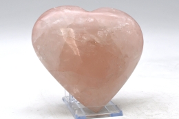 Rose Quartz Heart 100 - 150 mm