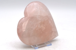Rose Quartz Heart 100 - 150 mm