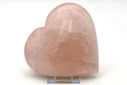 Rose Quartz Heart 100 - 150 mm