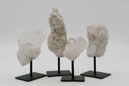 Bergkristall Stufe auf Metallst�nder