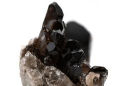 Rauchquarz Stufe auf Metallst�nder