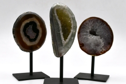 Achat natur auf Metallst�nder gro�