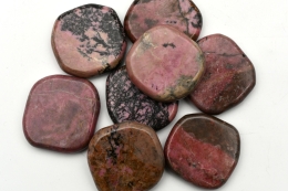 Rhodonit Scheibensteine