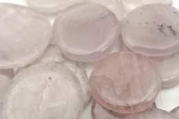 Rose Quartz Disc Stones