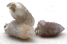 Spirit Quarz Anh�nger mit Stift & �se