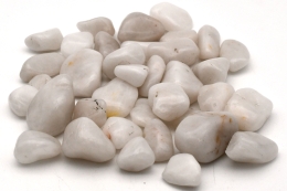 Milchquarz�Trommelsteine