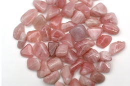 Rosenquarz Trommelsteine