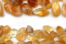 Citrin (gebrannt) Trommelsteine Extra-Qualit�t